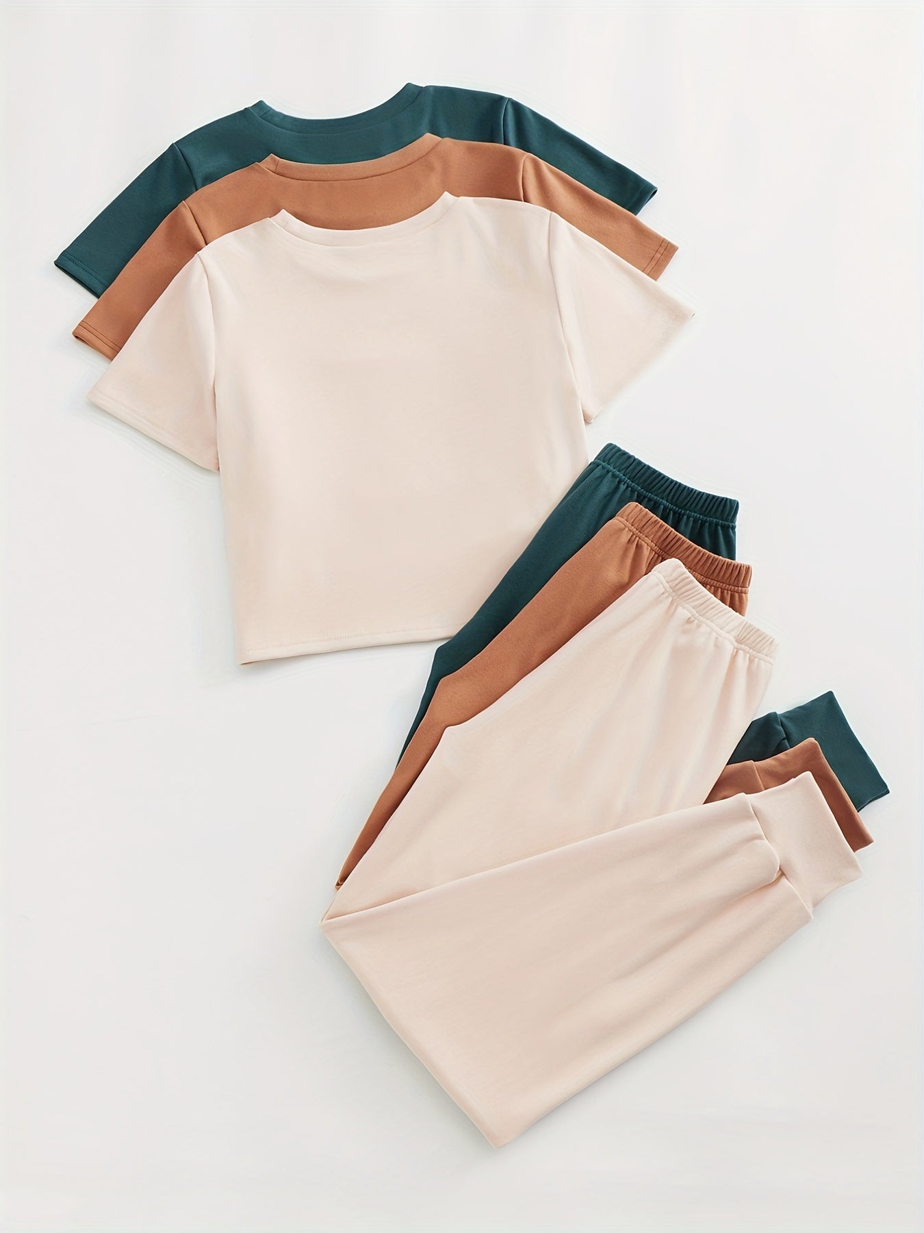 3 simple pajama sets