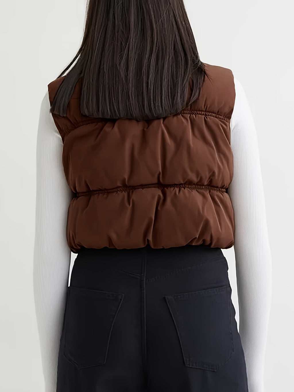 Cropped vest