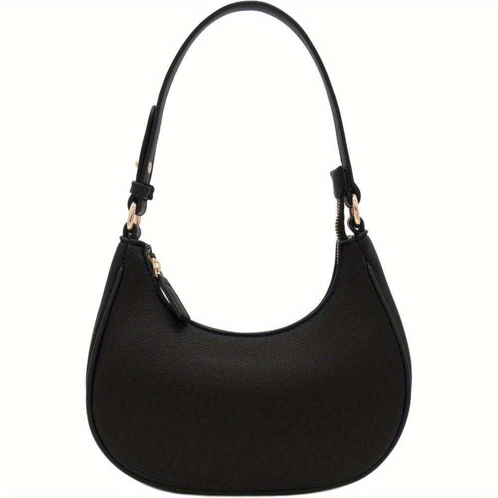 Small Crescent Shoulder Bag Underarm Purse