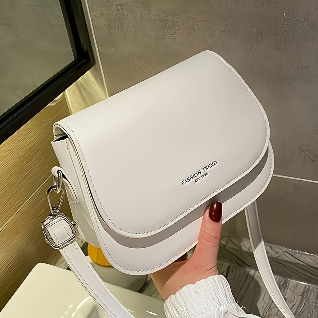 Minimalist square-design handbag