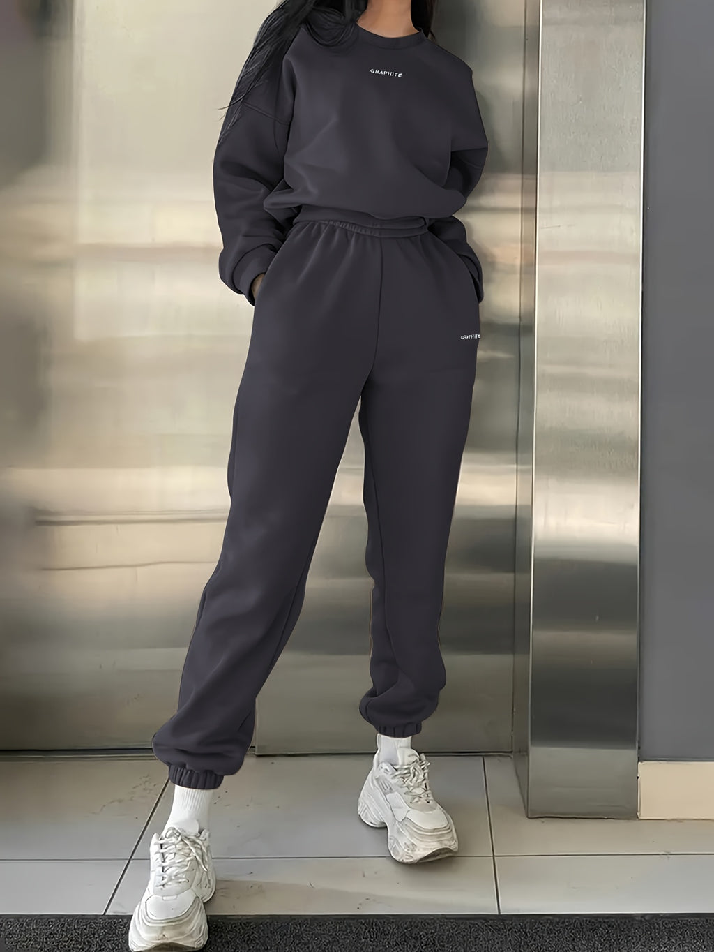 Casual sporty tracksuit