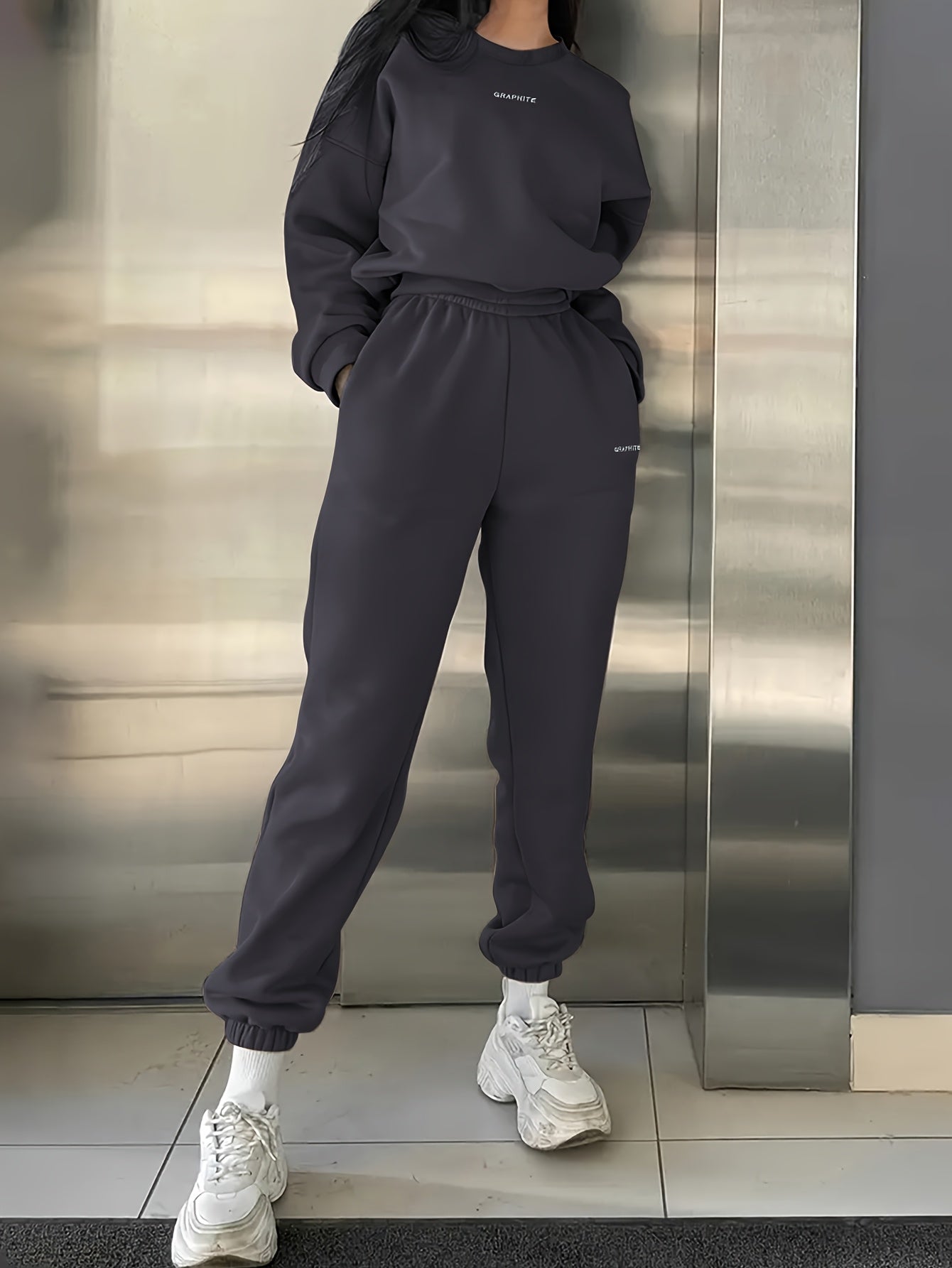 Casual sporty tracksuit