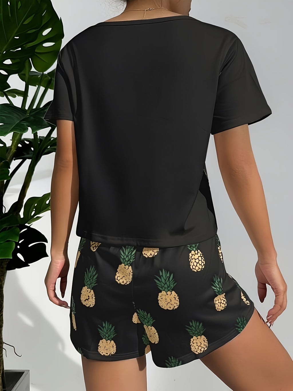 Pineapple print pajamas