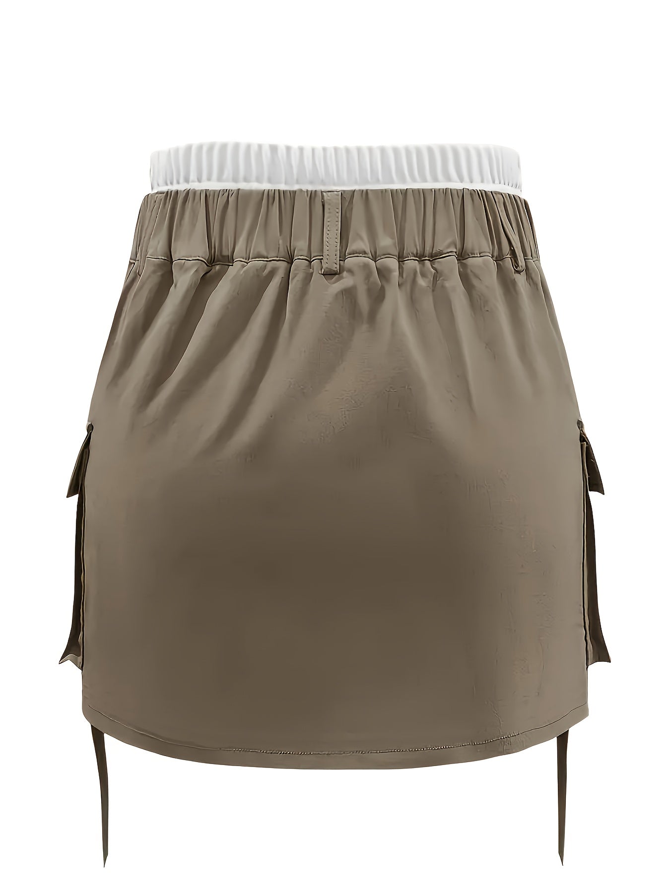 High-waisted casual women’s skirt