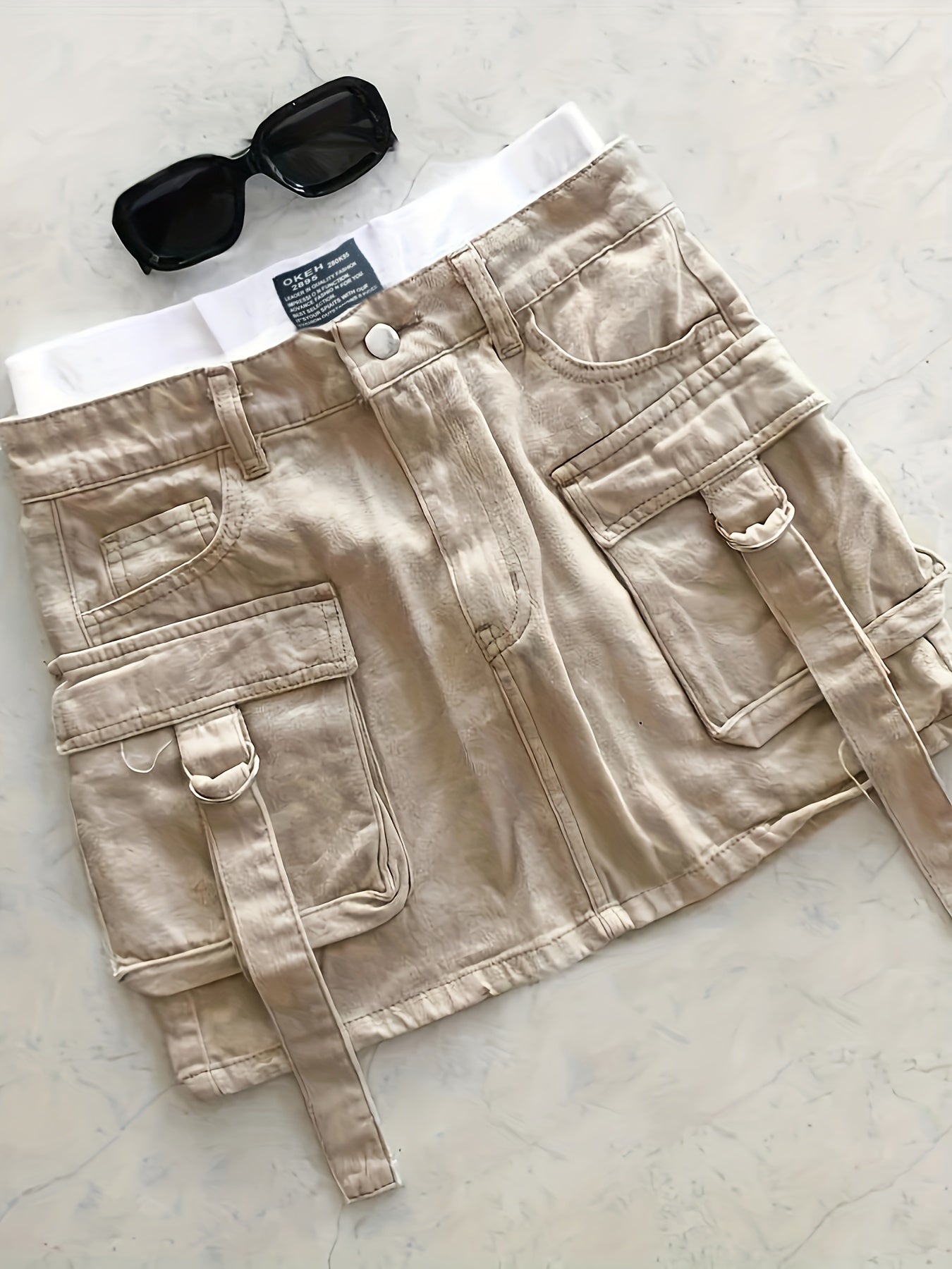 High-waisted casual women’s skirt