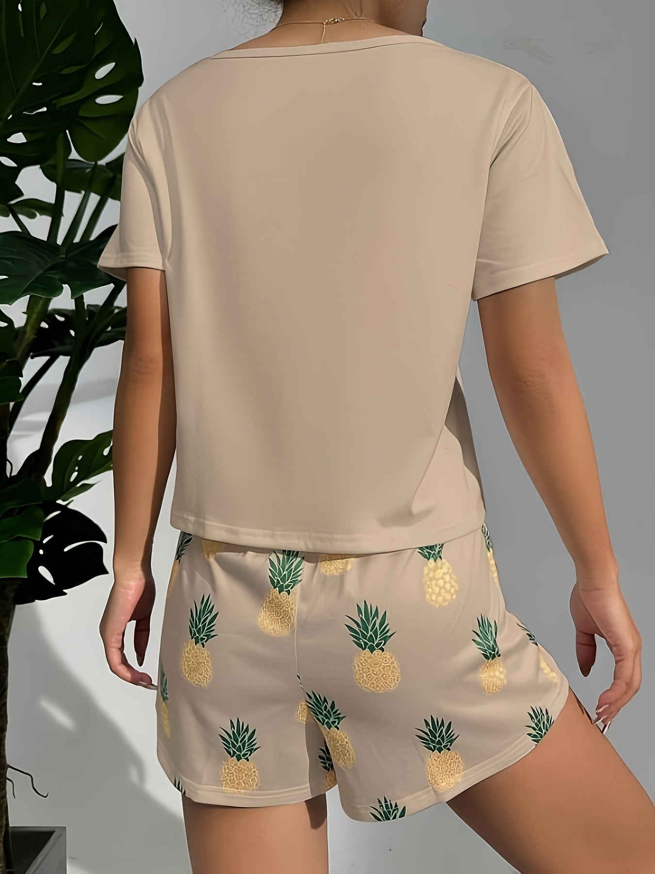 Pineapple print pajamas