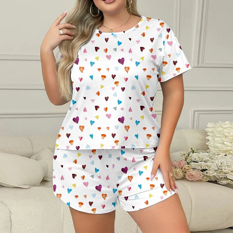 Plus Size Two-Piece Sets pajama