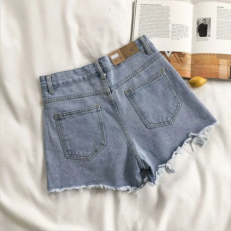 Denim shorts