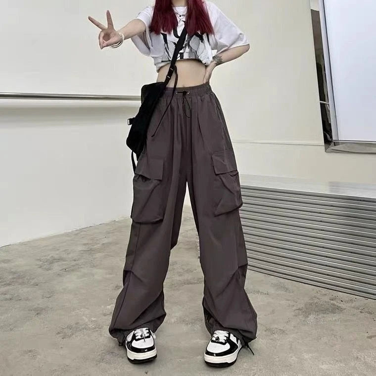Retro Cargo Pants Women Fashion