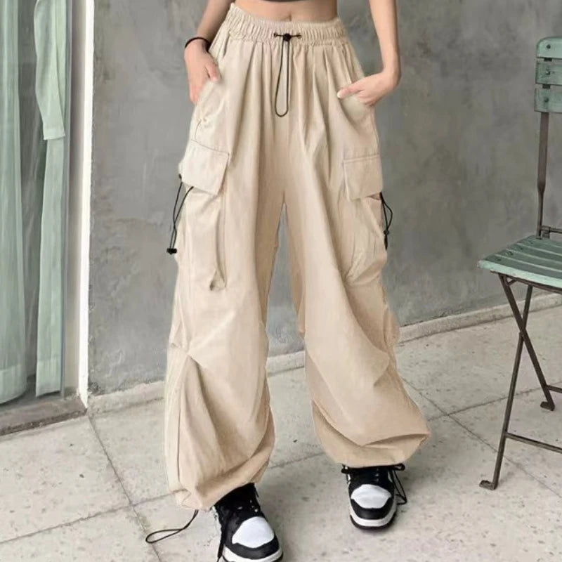 Retro Cargo Pants Women Fashion