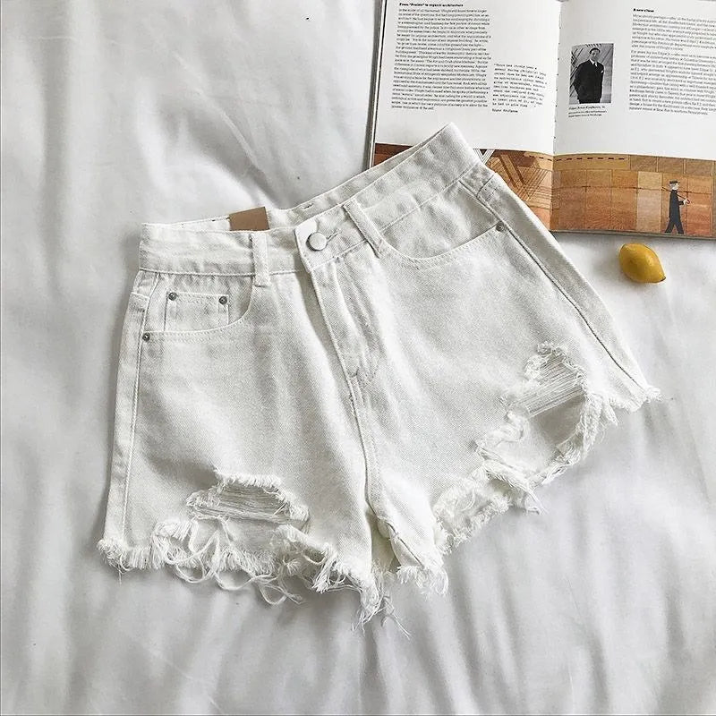 Denim shorts