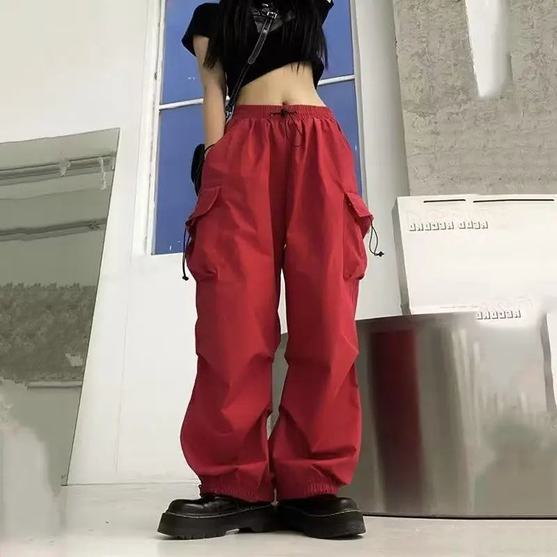 Retro Cargo Pants Women Fashion