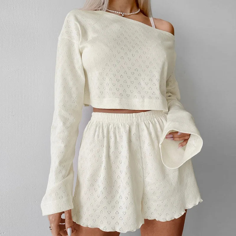 elegant solid color pajamas