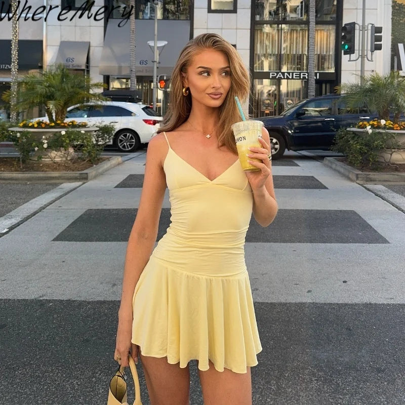 V-neck dress