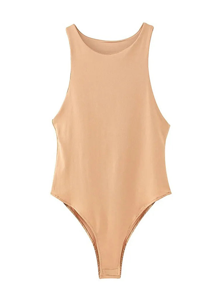 ssummer solid sexy bodycon women bodysuits female