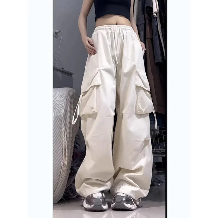 Retro Cargo Pants Women Fashion