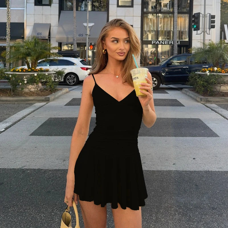V-neck dress