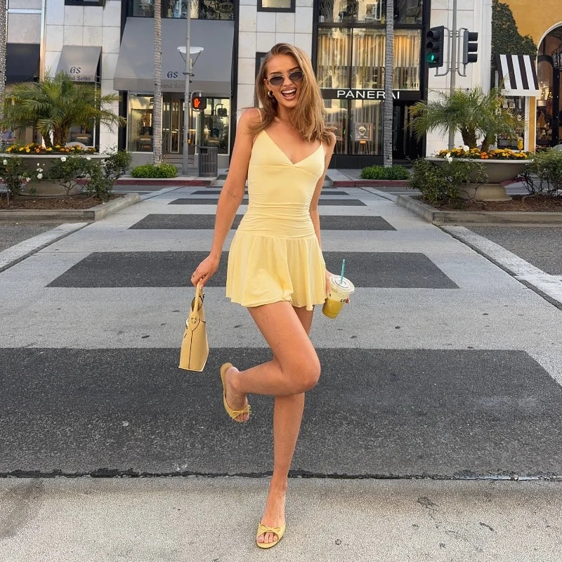 V-neck dress
