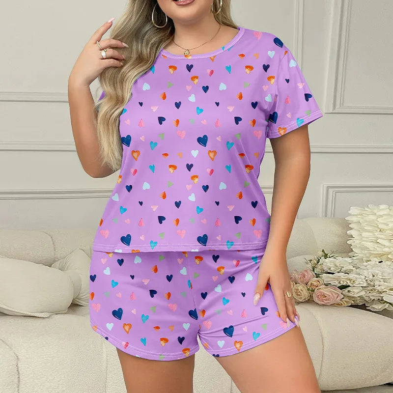 Plus Size Two-Piece Sets pajama