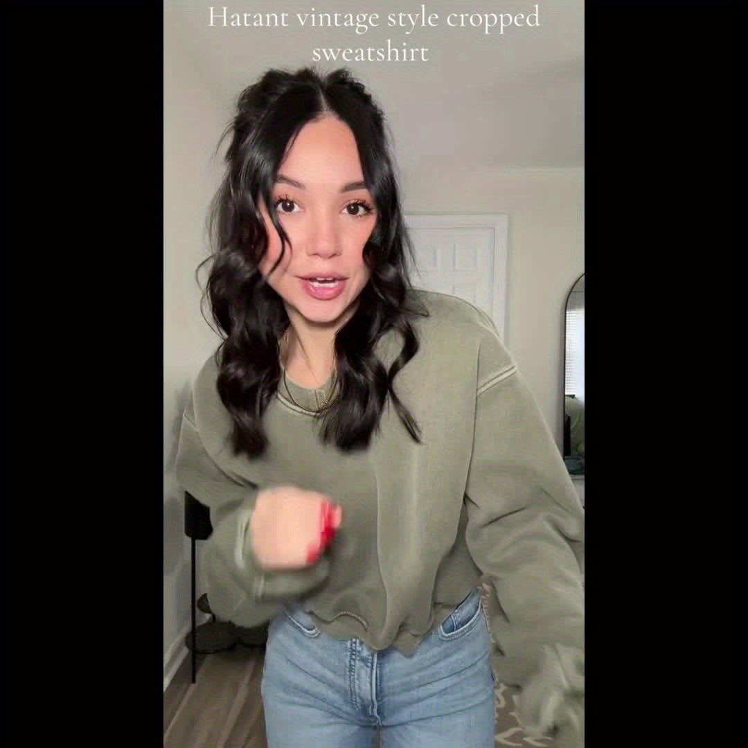 Cropped sweatshirt