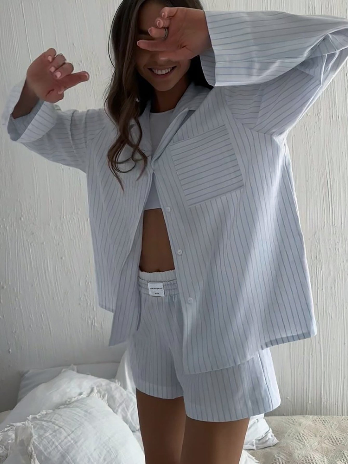 Button-up pajama set