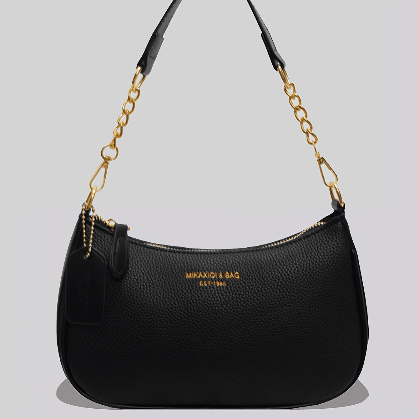 Handbag with 2 removable straps