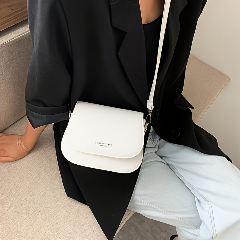 Minimalist square-design handbag