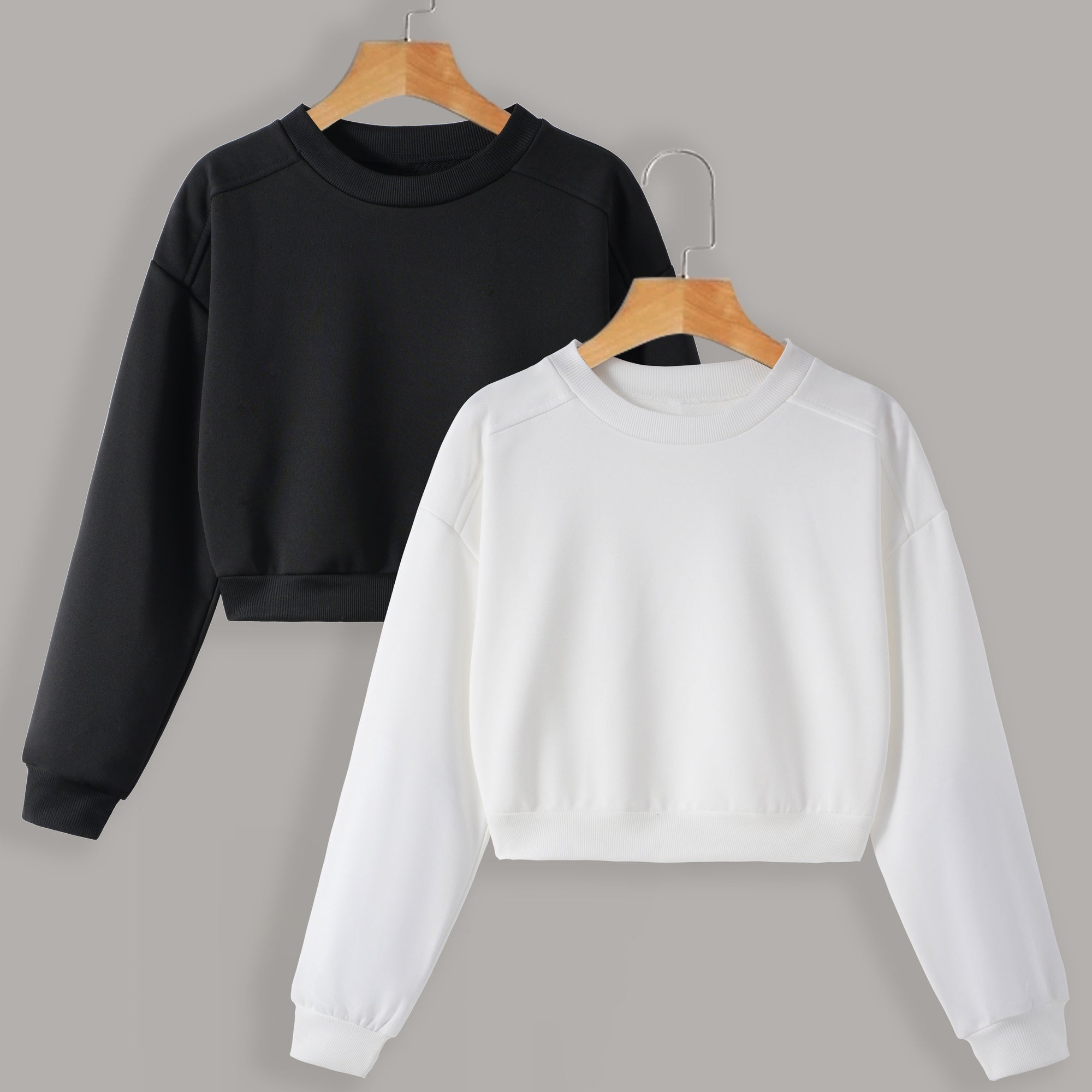 2-pack Solid Pullover Sweatshirt