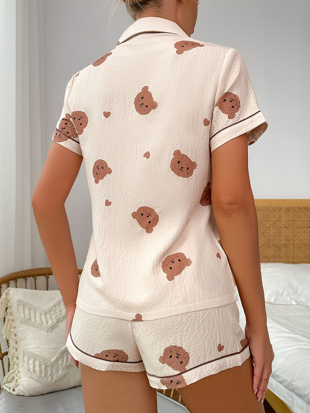 Bear print pajama