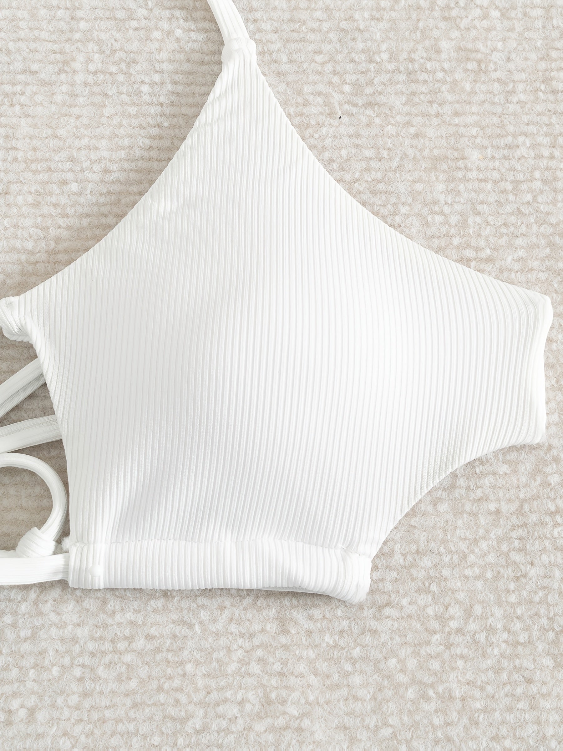 Women'S Strap Stripe Bikini Set